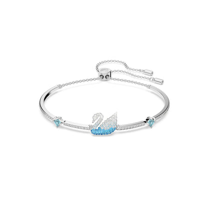PULSERA ICONIC SWAN CISNE RODIO SWAROVSKI + REGALO
