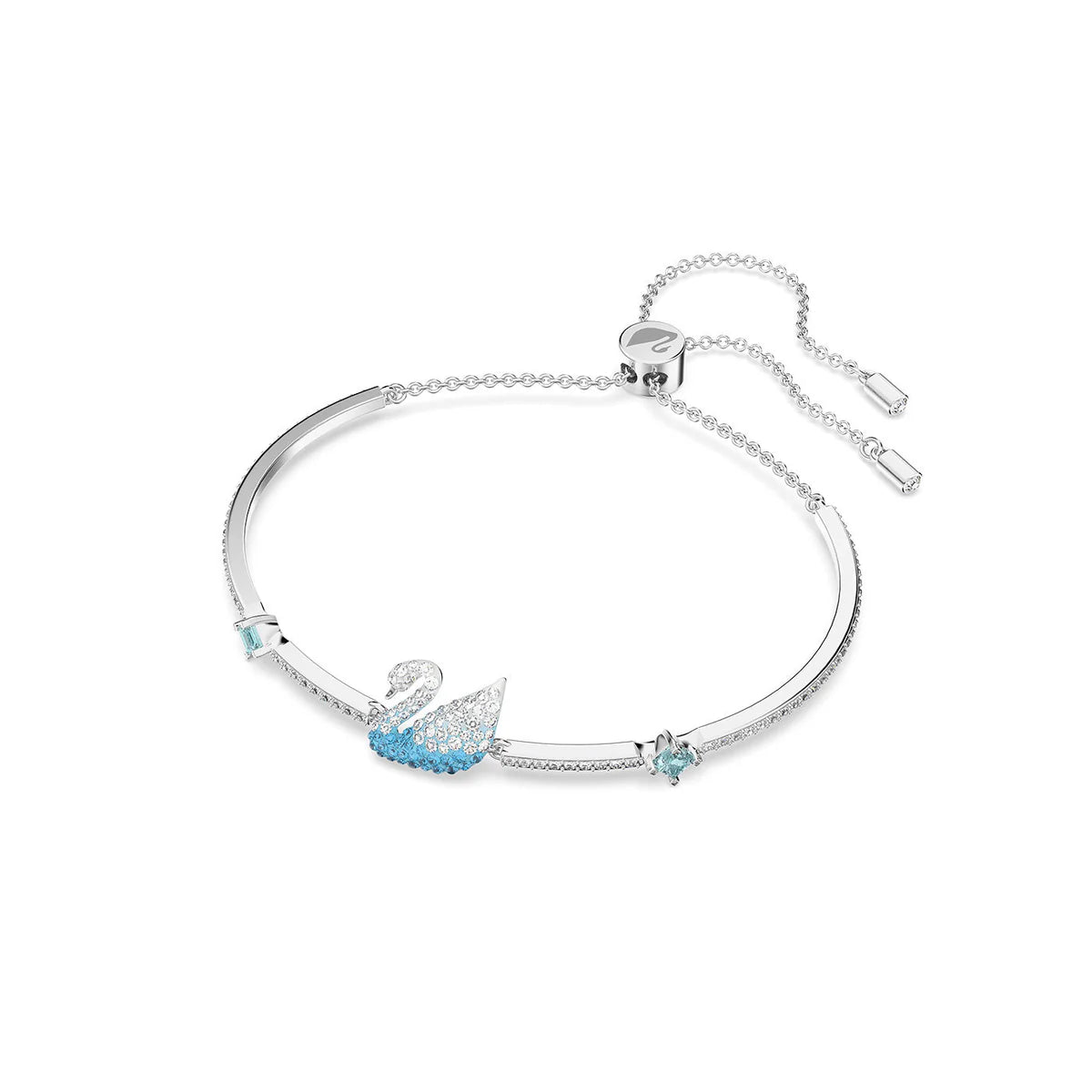 PULSERA ICONIC SWAN CISNE RODIO SWAROVSKI + REGALO